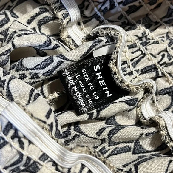 Abstract Pattern Palazzo Pants - Picture 5 of 6